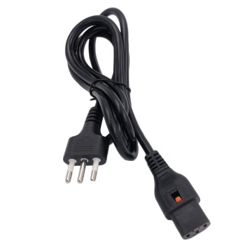 IMQ 3-core Italian laptop power cord with Lock IEC C13